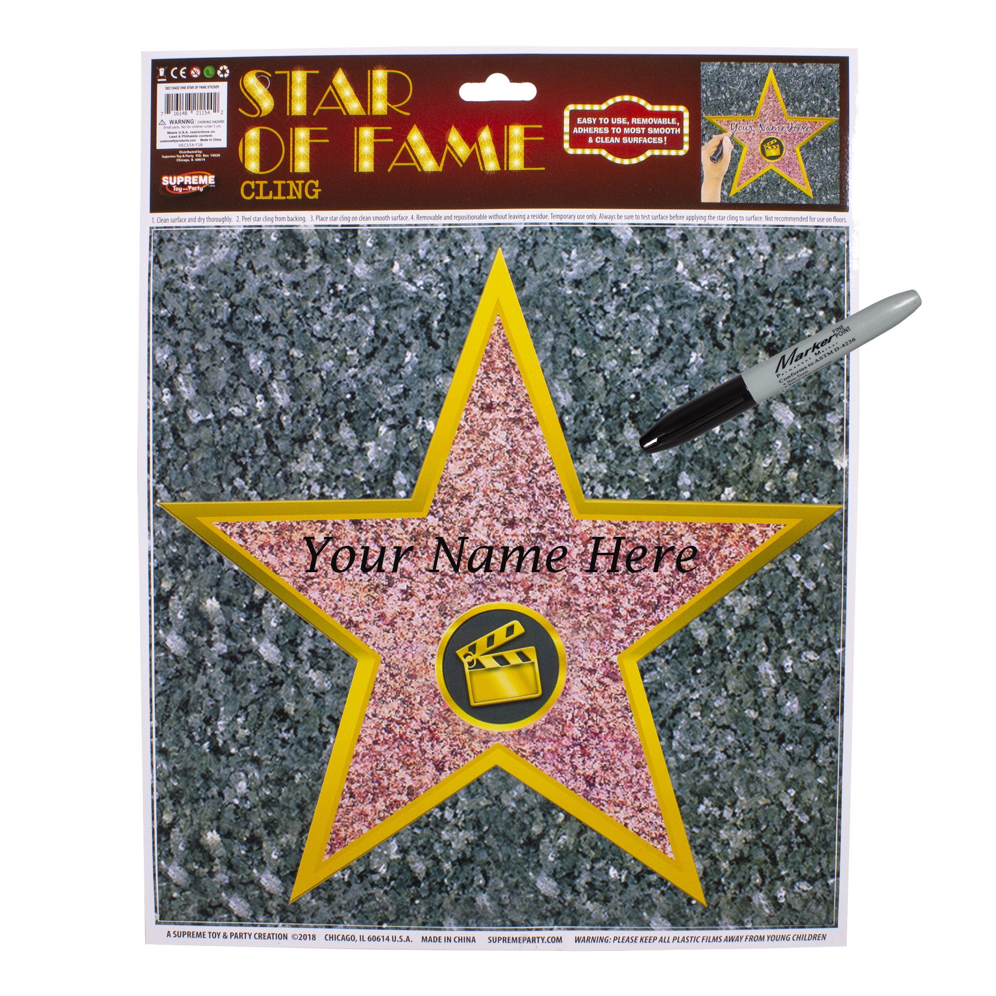 Walk of Fame Stars – Windy City Novelties